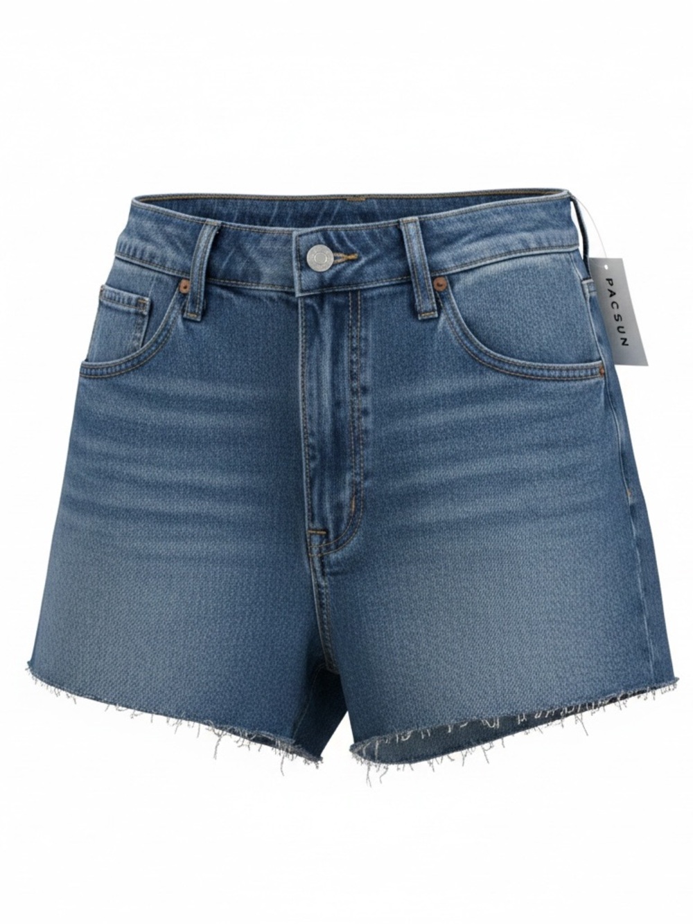 NWT PacSun High-Rise Denim Shorts in Blue